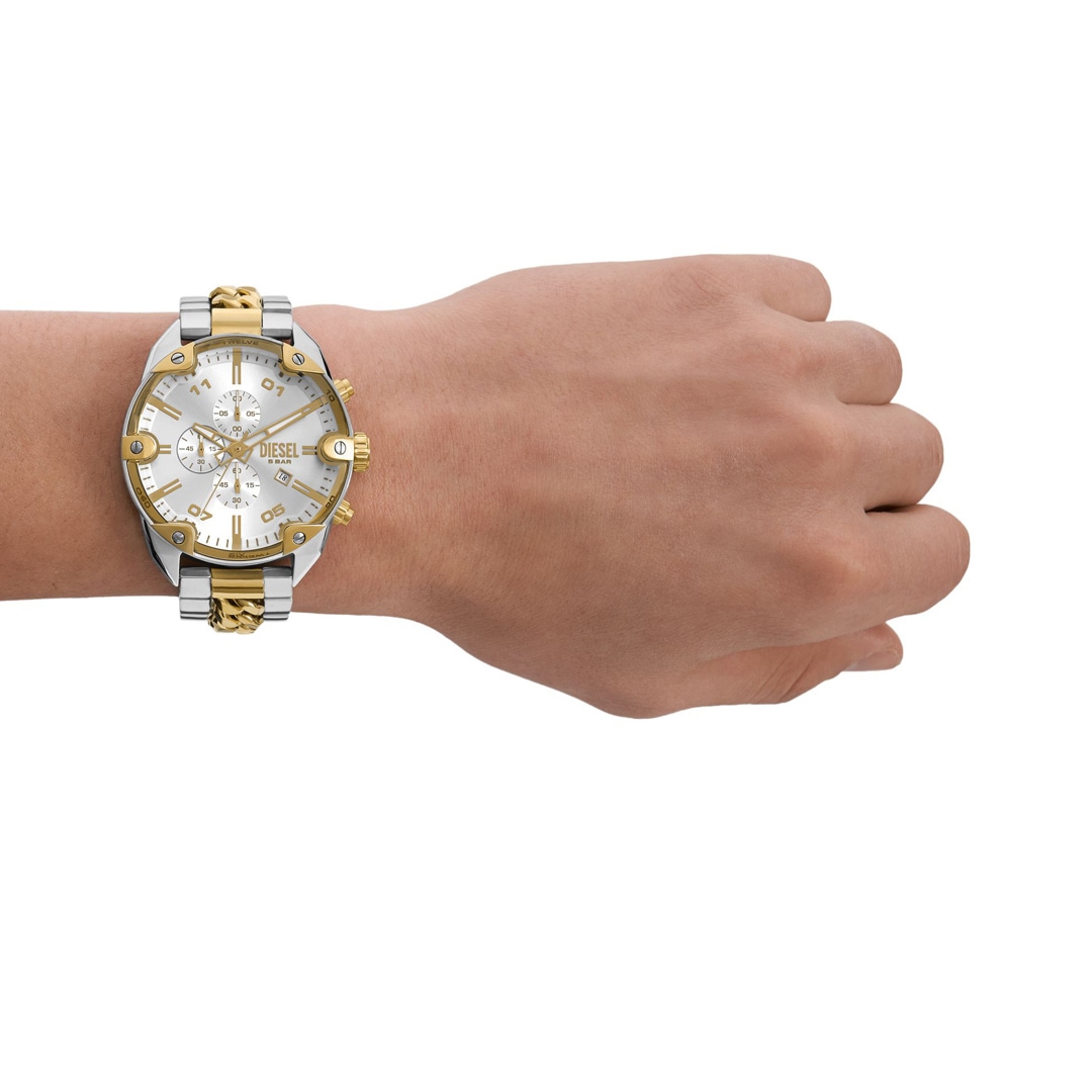 Diesel Spiked Chronograph Bicolor