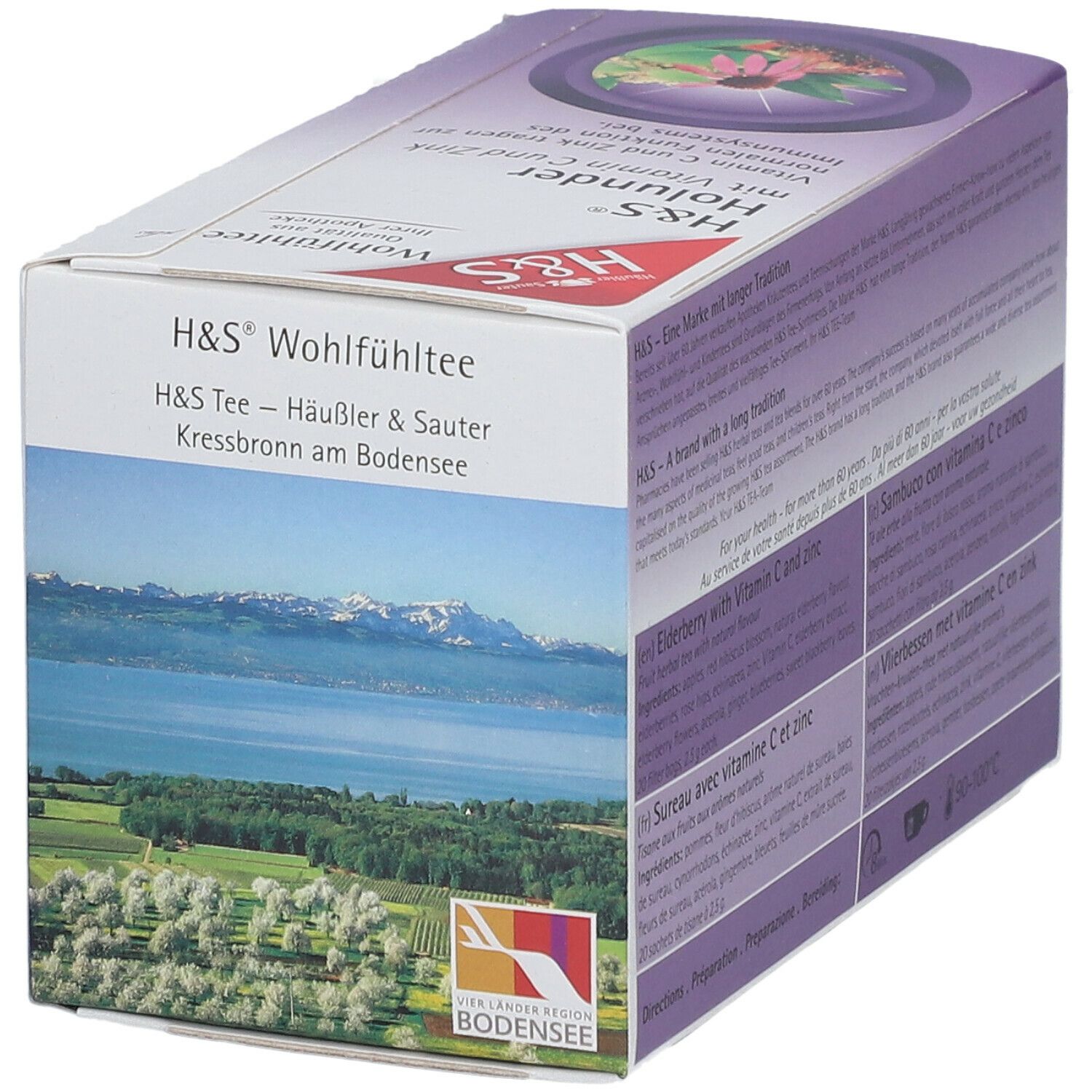 H&S Holunder mit Vitamin C und Zink Filterbeutel