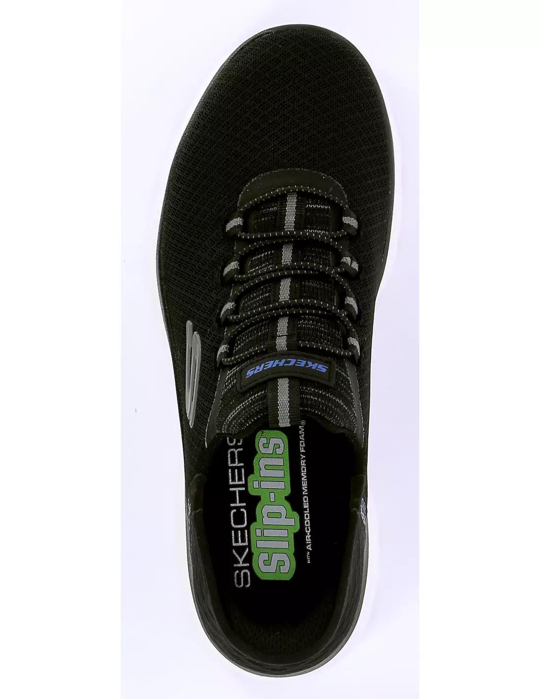 SKECHERS SLIP - INS SUMMITS - Baskets BLACKMESH/TRIM