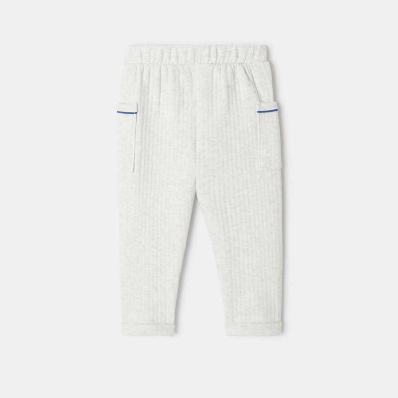 Pantalon de jogging en molleton côtelé blanc bébé garçon Absorba Blanc