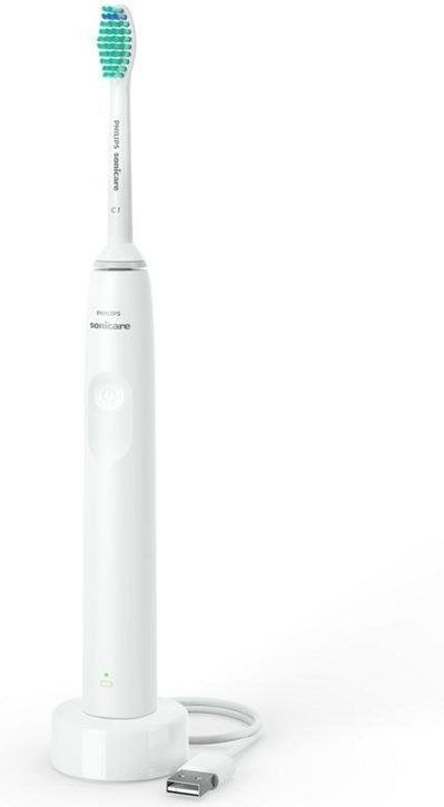 Philips - Sonicare 2100 - Elektrische Tandenborstel - Wit - Inclusief Oplader en Opzetborstel