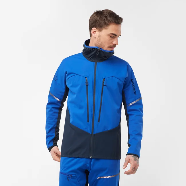 MTN  Windjacke mit Kapuze und durchgehendem Reißverschluss Herren