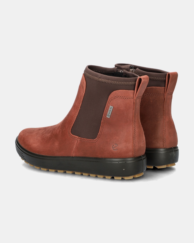 Ecco Soft 7 Tred Enkellaarsjes  - bruin