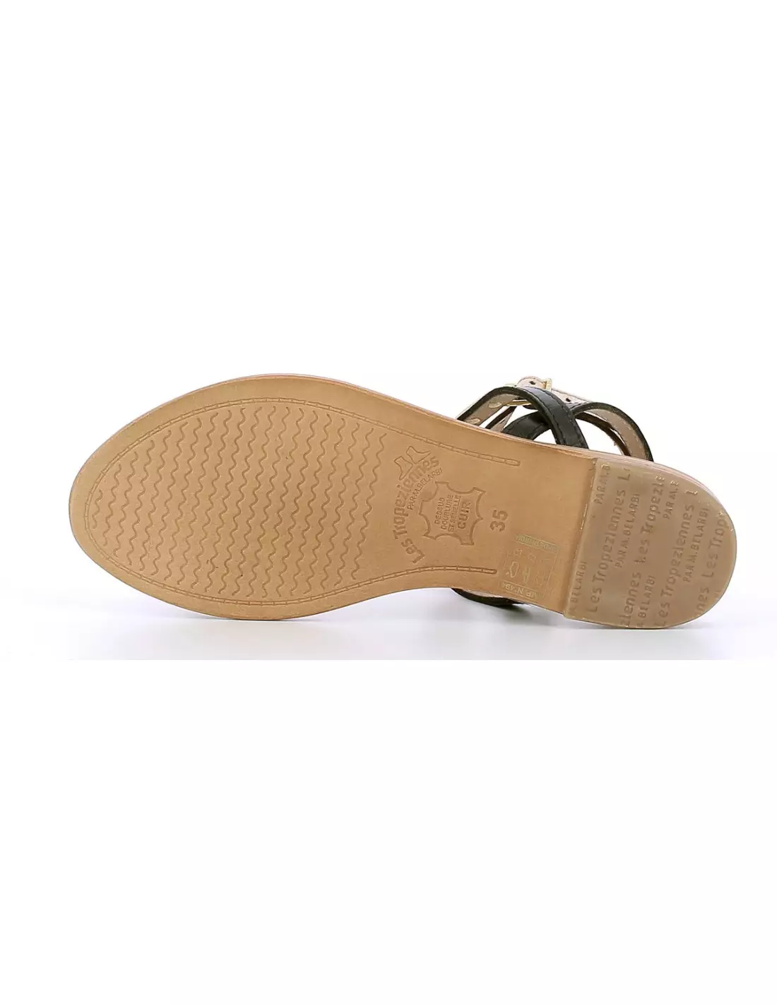LES TROPEZIENNES HILATRES - Sandales & nu-pieds Noirmulti