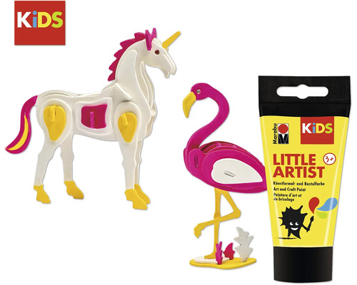 Marabu KiDS Kleine Kunstenaar Verf & Puzzel Eenhoorn