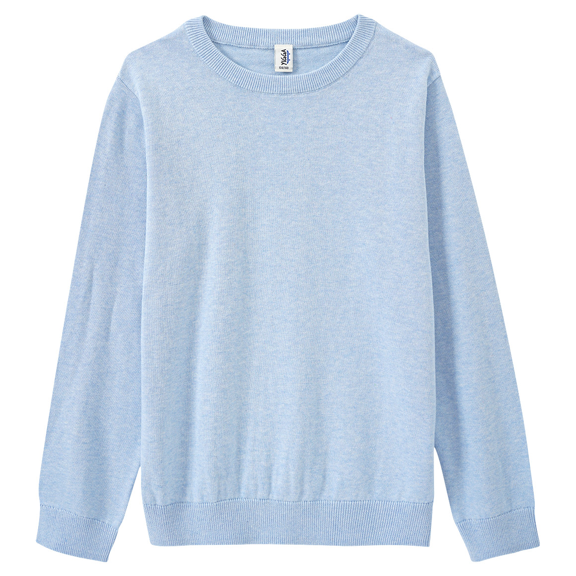 Yigga Jungen Pullover aus Feinstrick hellblau