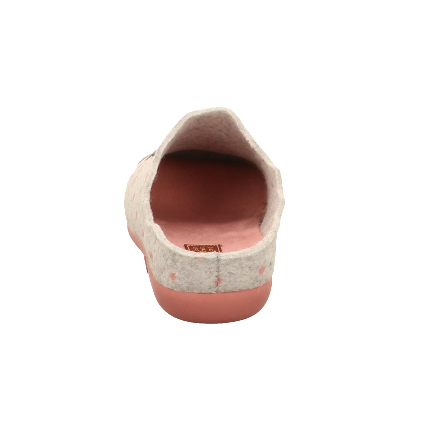 Francesca/o Hausschuh grau rose/pink