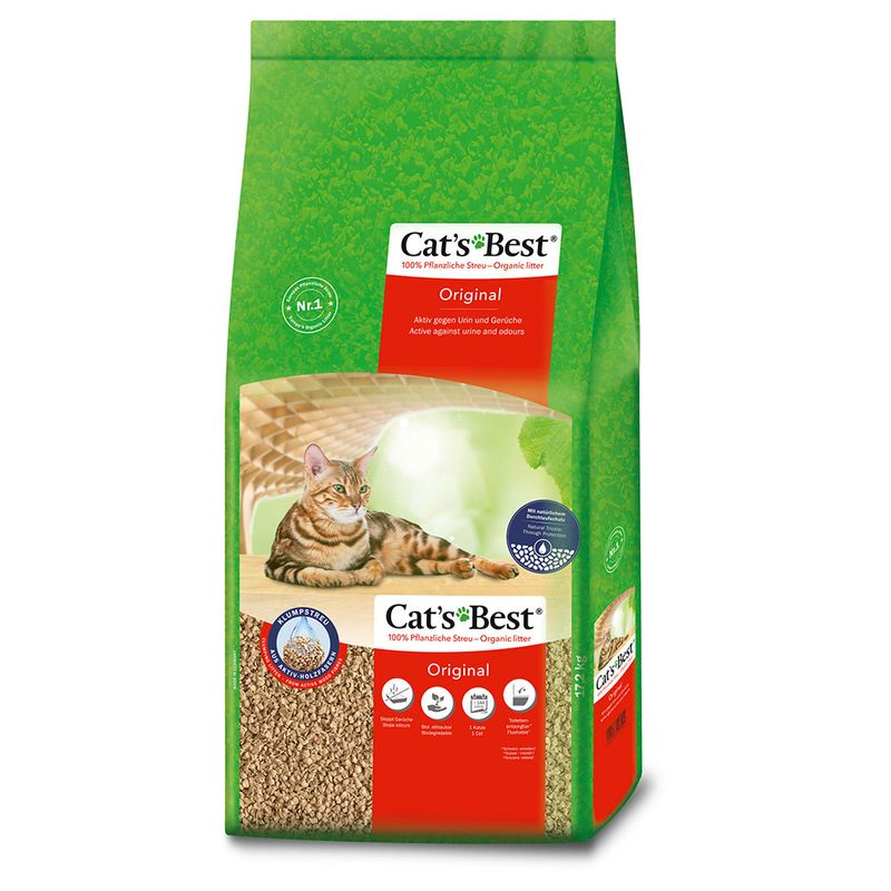 Litière Cat's Best Original à prix discount sur bitiba.fr