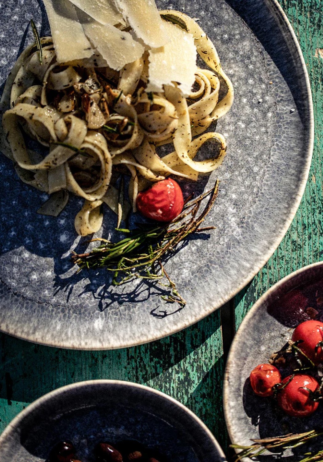 Onomao Mezze Teller Traditionell Steingrau