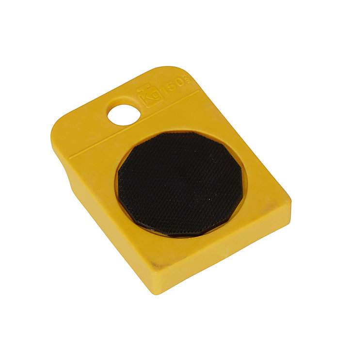 Coin roulant de manutention en plastique Diall capacité 150 kg l.7,8 x H.3,2 cm