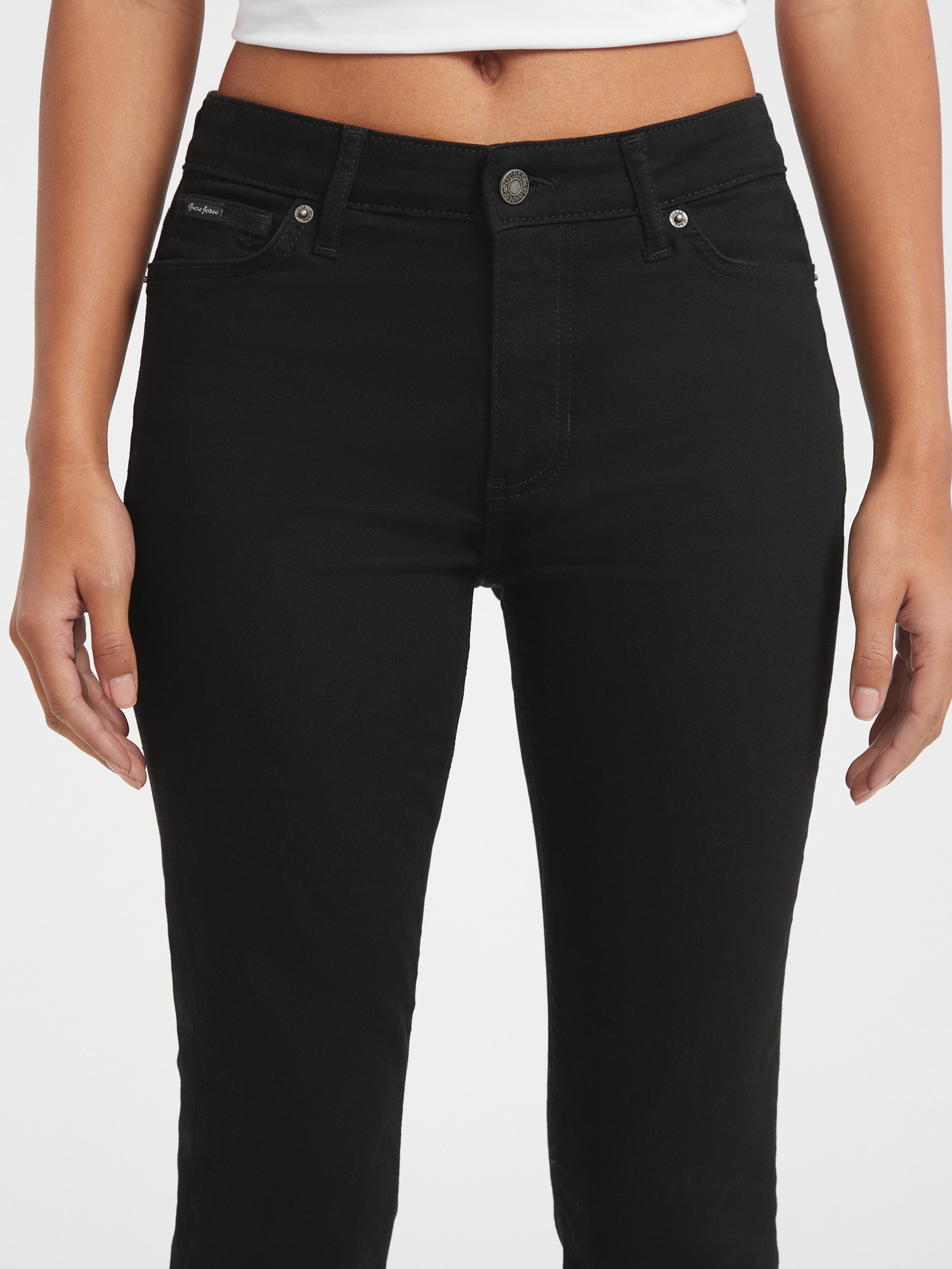 Calça jeans skinny de cintura alta G05
