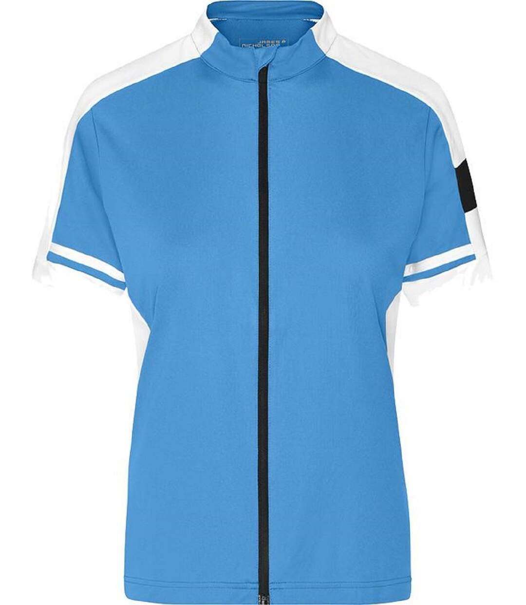 maillot cycliste zippé FEMME JN453 - bleu cobalt