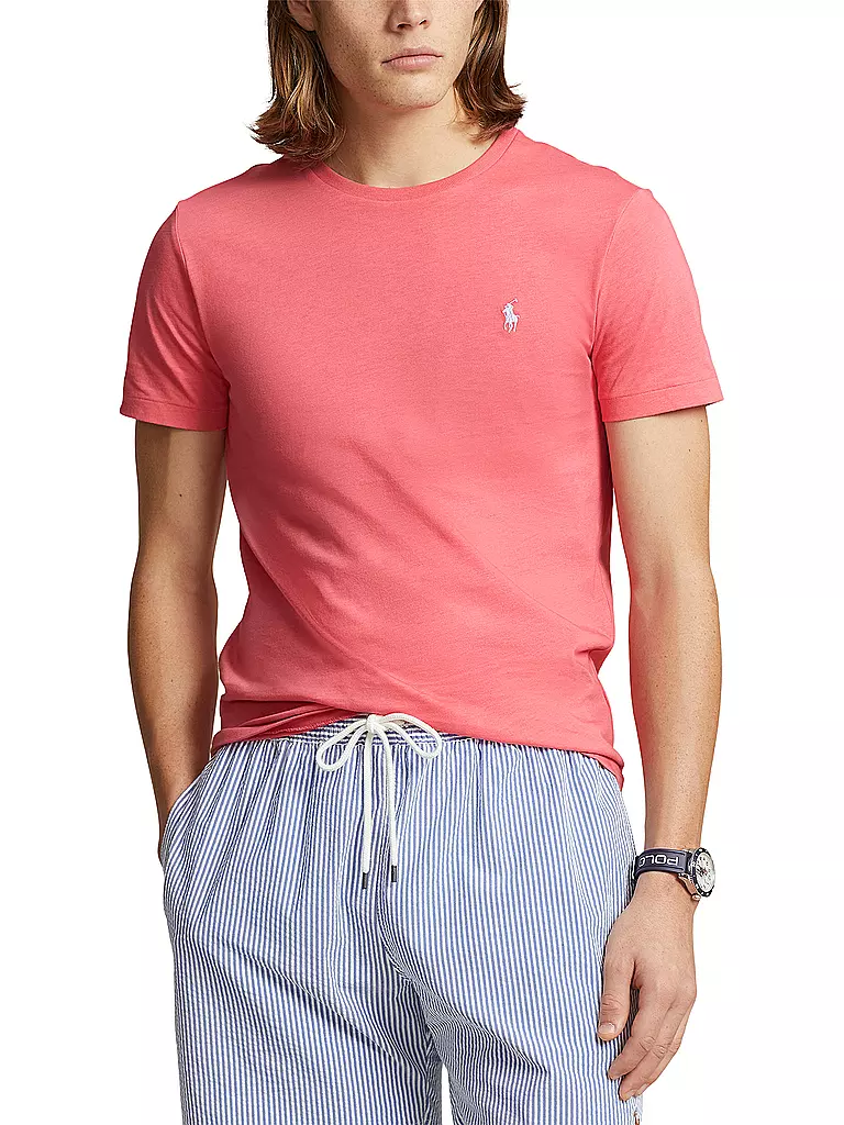 POLO RALPH LAUREN T-Shirt Custom Slim Fit rot