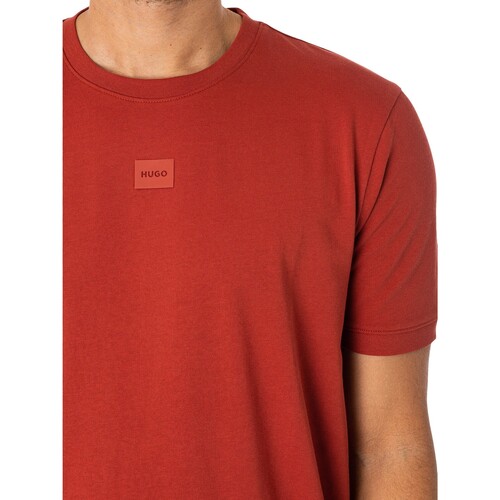 BOSS - Camiseta Diragolino Rojo
