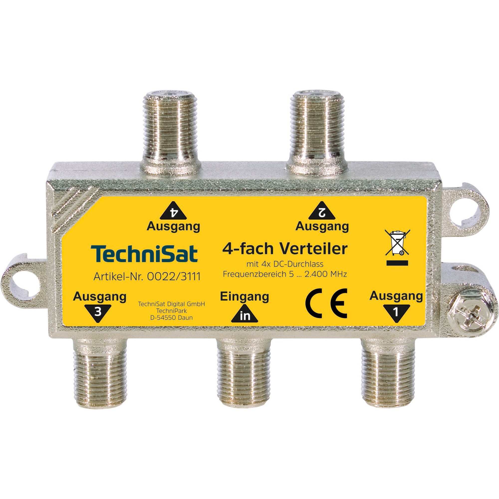 TechniSat Verteiler 4-Wege Verteiler