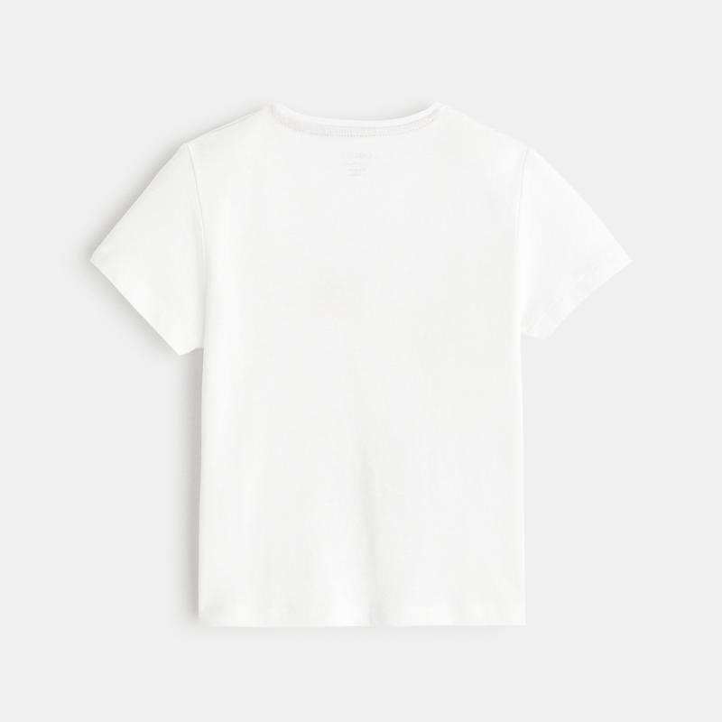 T-shirt imagier blanc bébé fille Blanc
