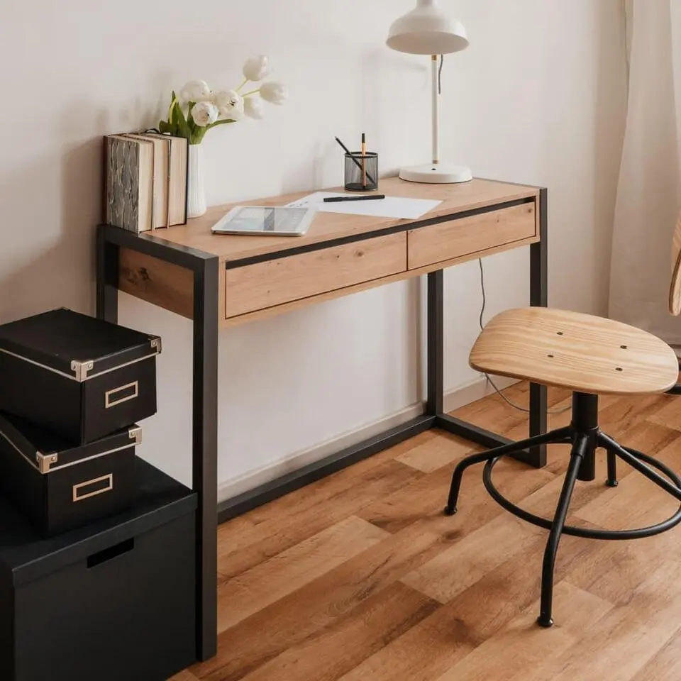 Finori - Wandtafel - Multikleur - Bewerkt hout