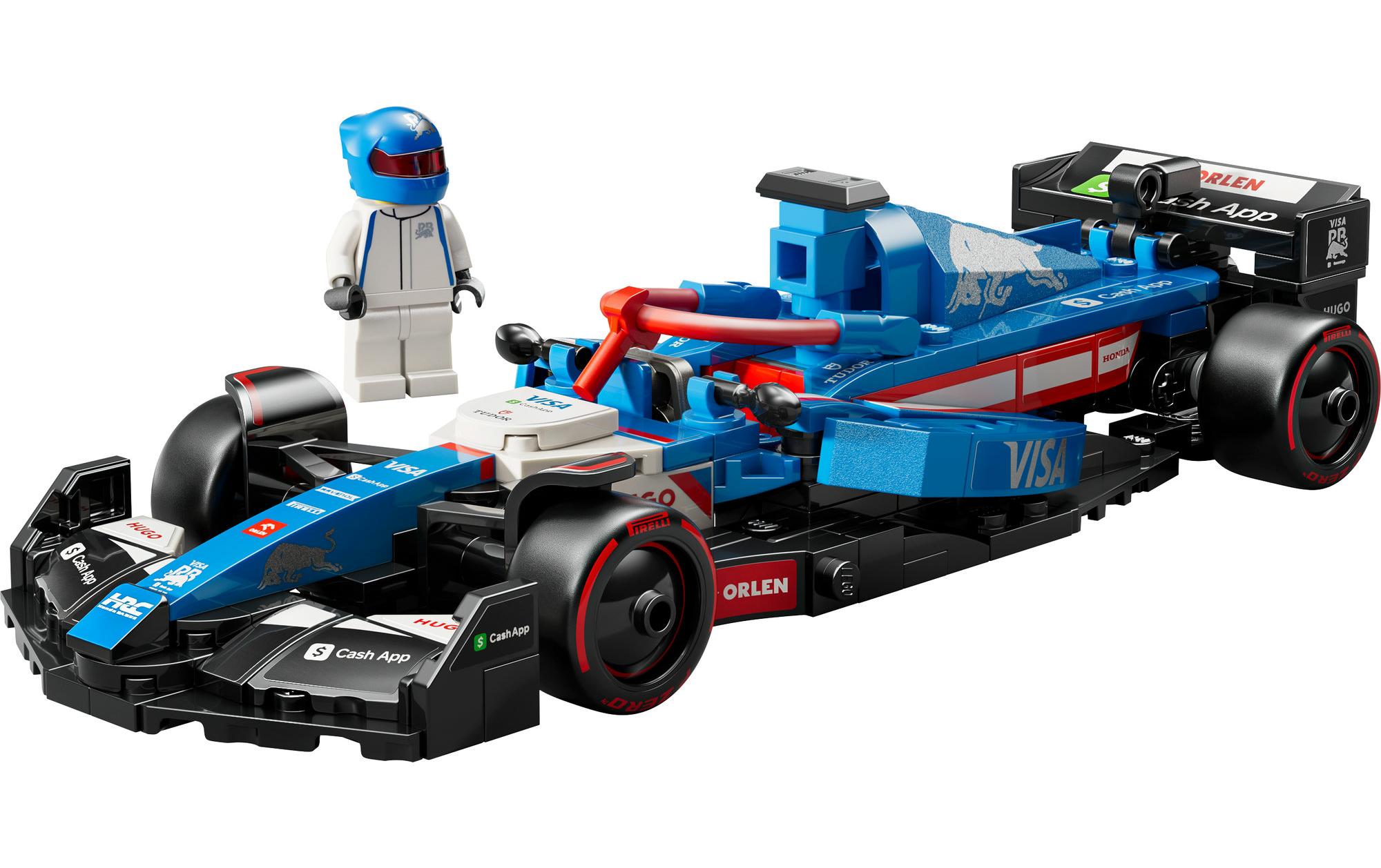 Speed Champions Visa Cash App RB VCARB 01 F1 Rennauto 77246Lego-Rennwagen