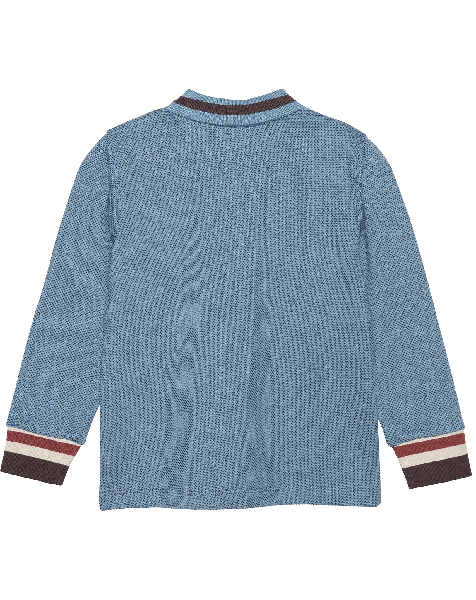 Langarm-Poloshirt AIR in windward blue