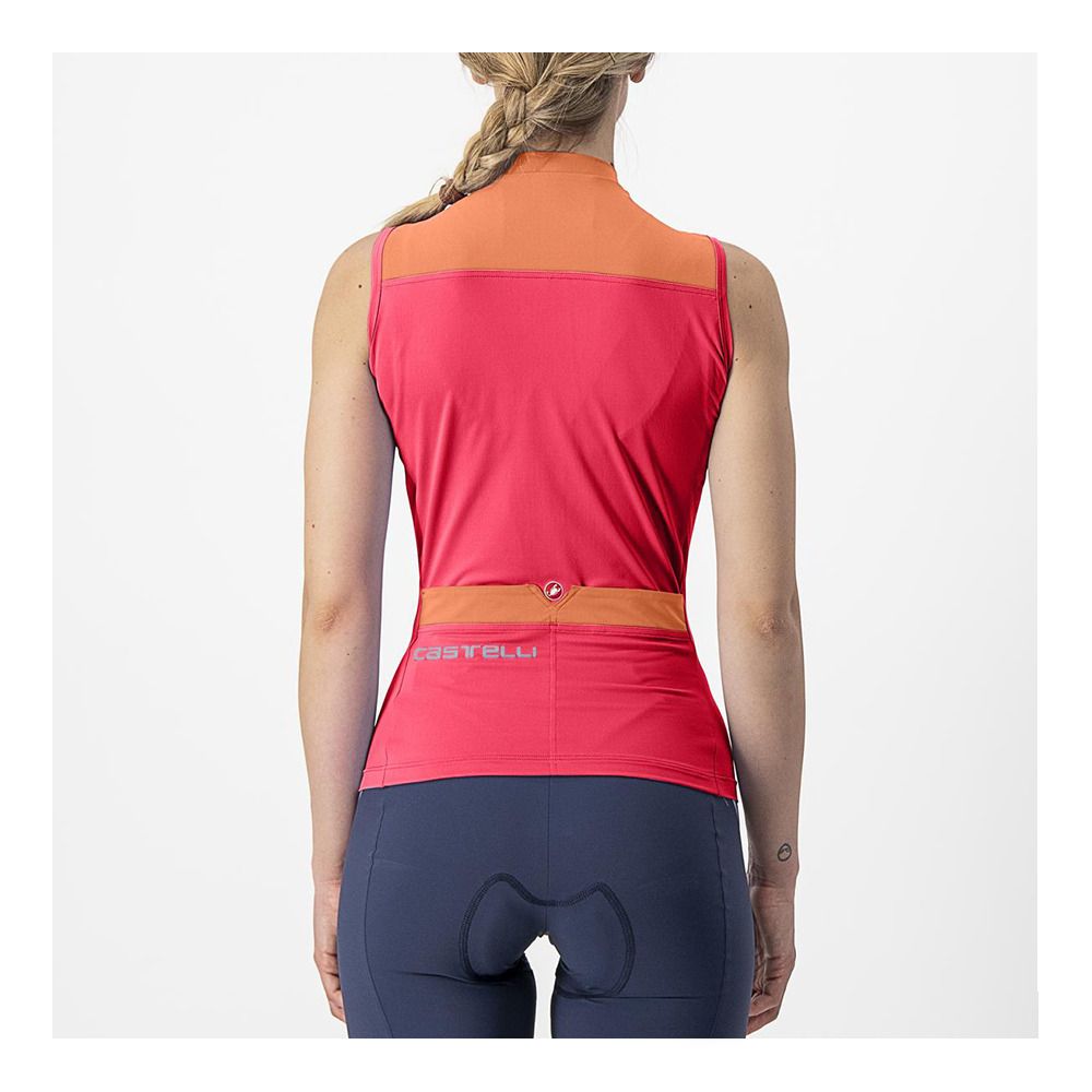 Castelli SOLARIS - Maillot Femme rouge