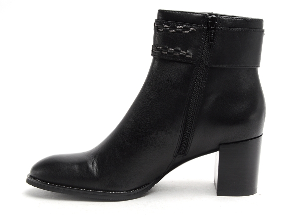 Fugitive boots bottine talons femme girofle noir