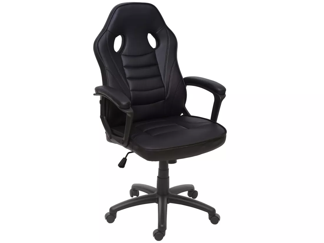 Chaise de bureau MCW-F59, noir
