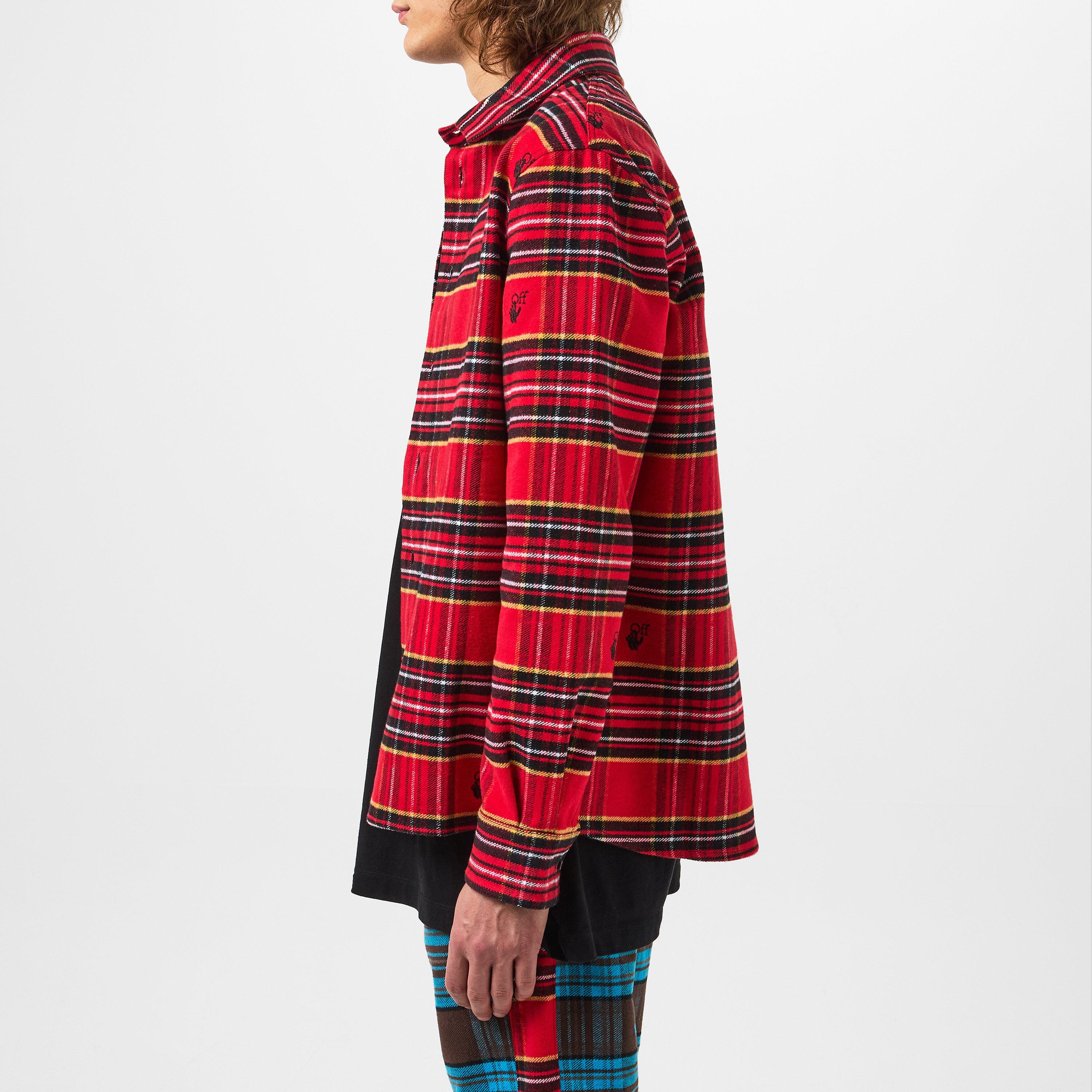 Off White Flannel Skate Shirt
