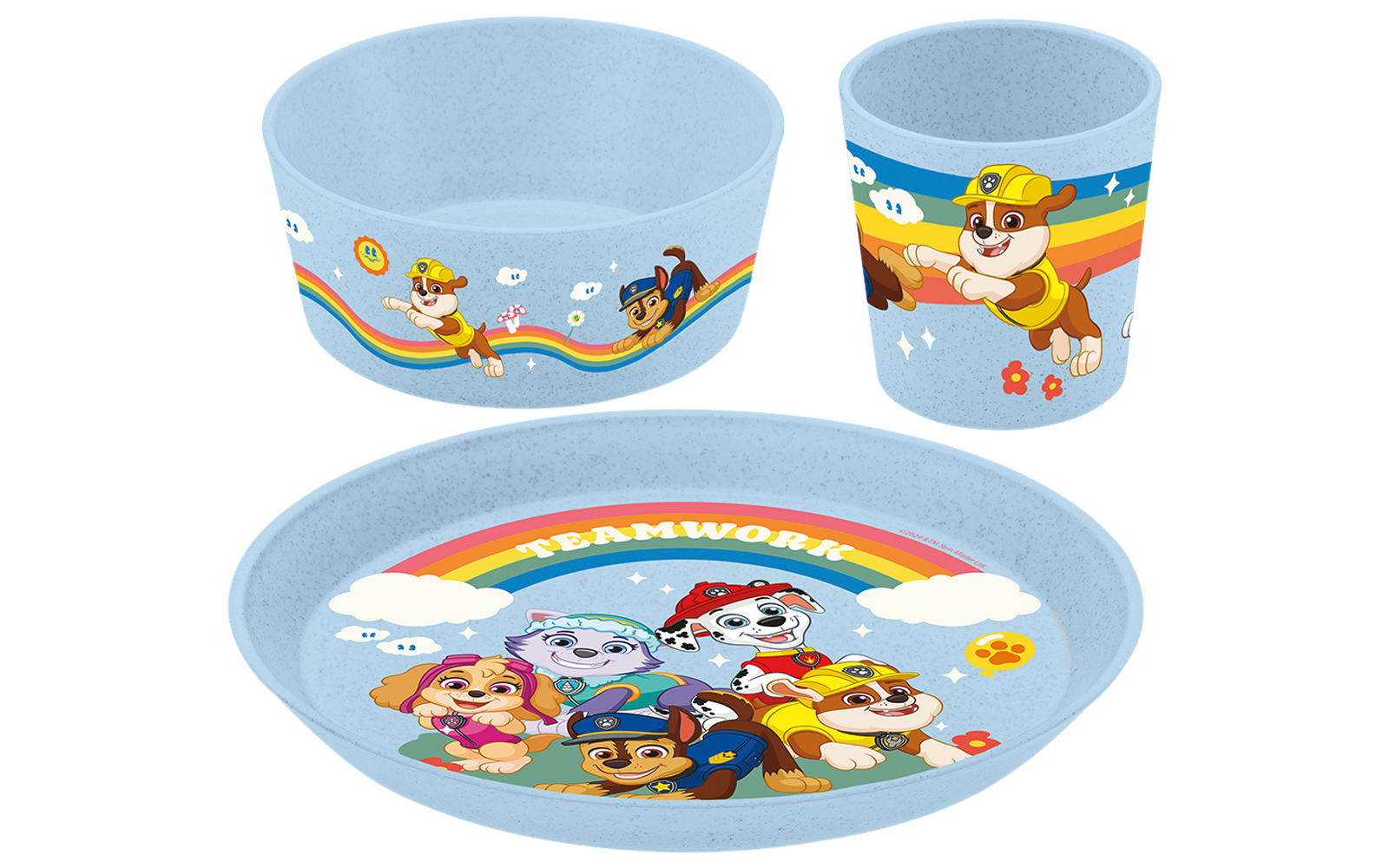Koziol Connect Paw Patrol Geschirr-Set 3-tlg. Organic Yellow