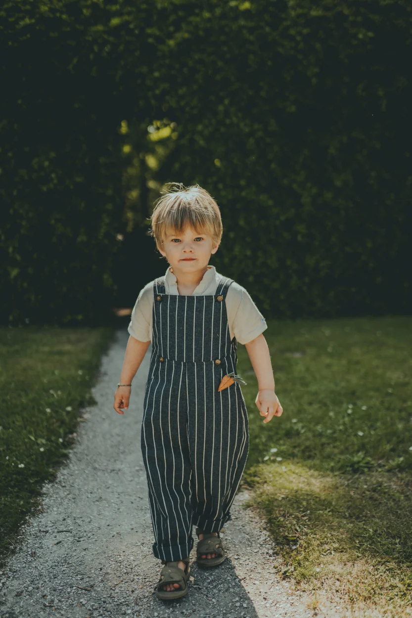 Tilsen Overalls | Night Blue Melange