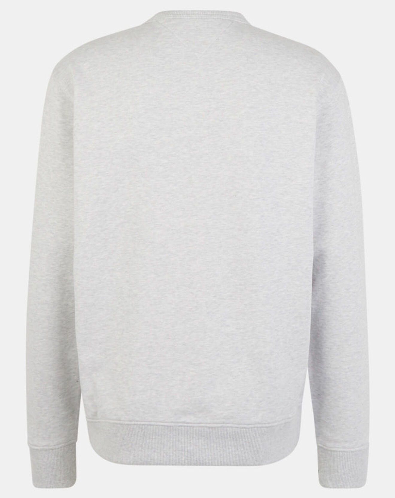 Tommy Jeans Sweat 100% Coton Bio Logo gris clair