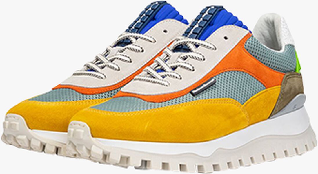 FLORIS VAN BOMMEL gele floris van bommel lage sneakers sfm-10157