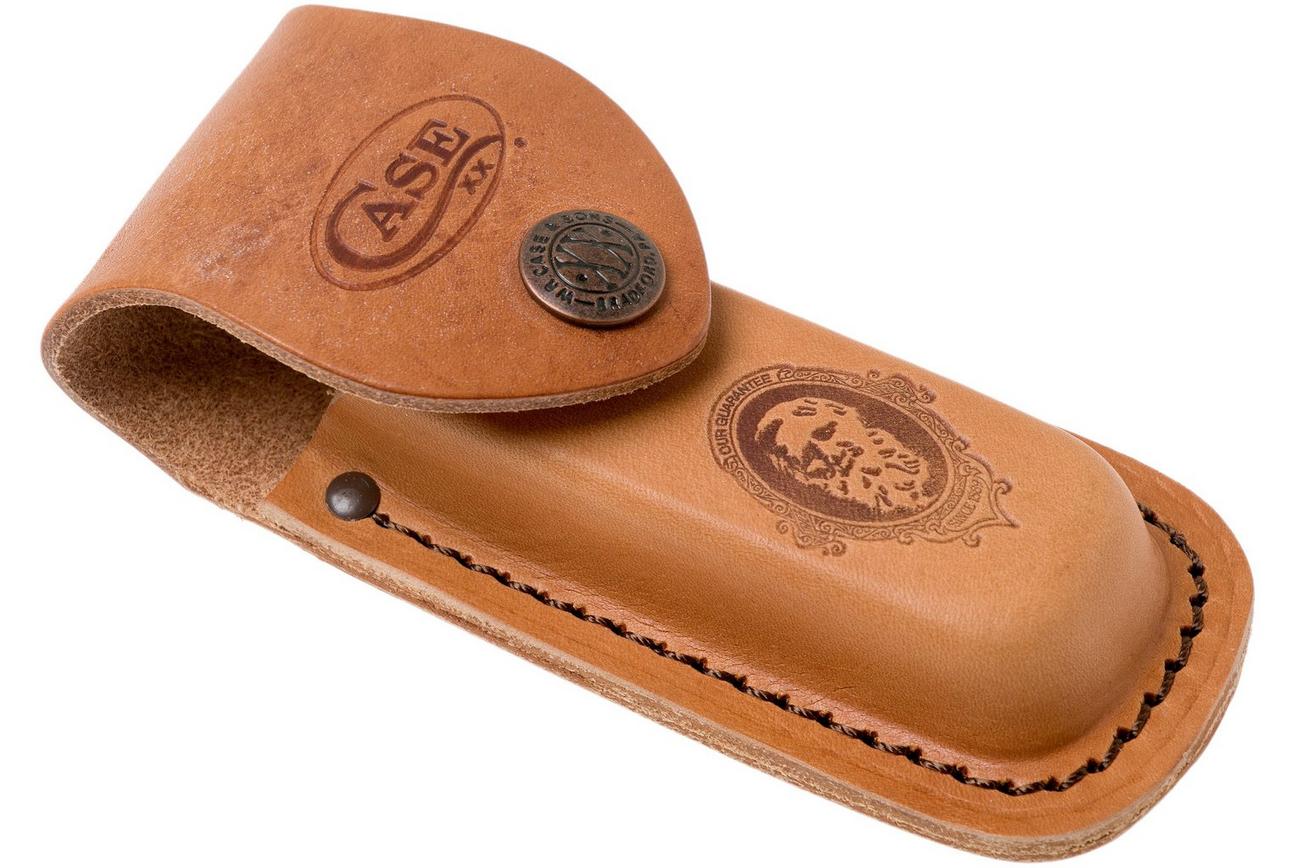 Case Leather Sheath Medium Job Logo 09026 lederen foedraal
