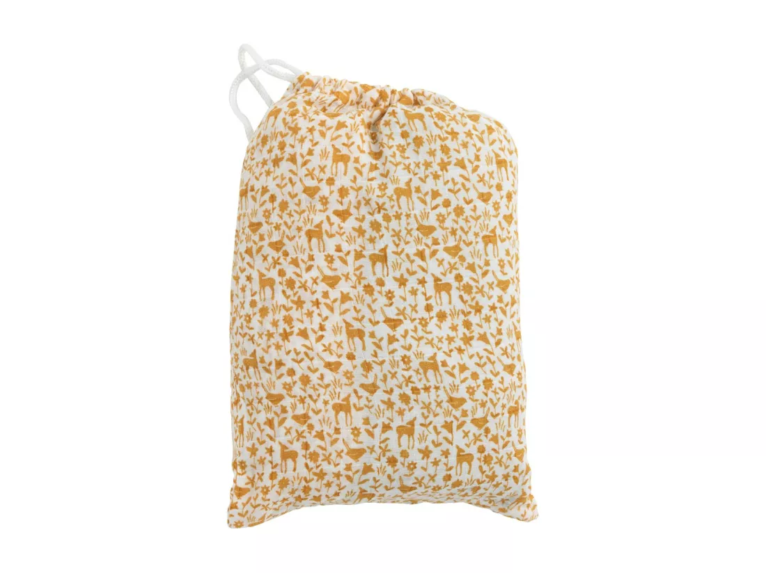 Lot de 2 draps housse bébé en coton bio blanc