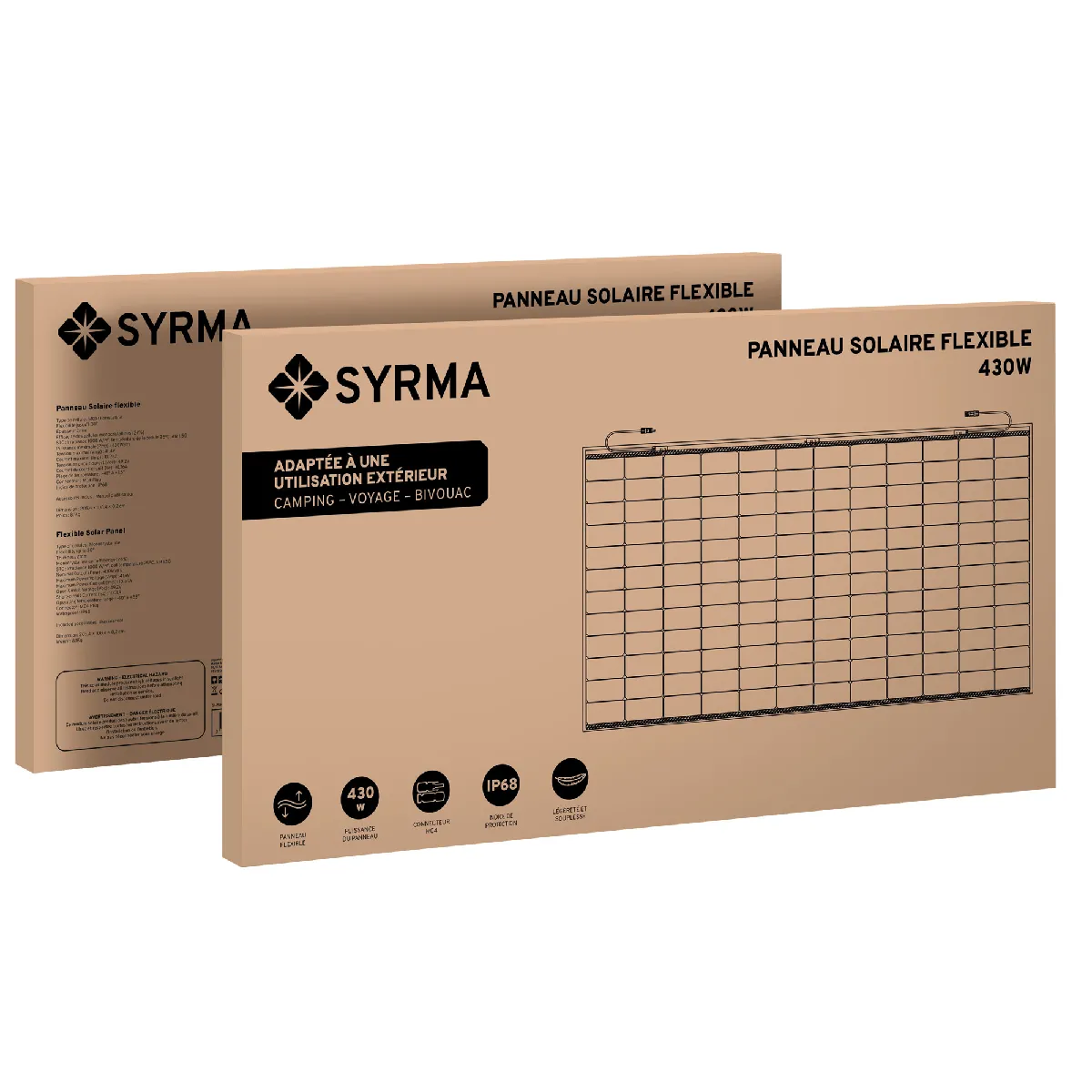 Syrma Panneaux Solaires Flexibles 430W