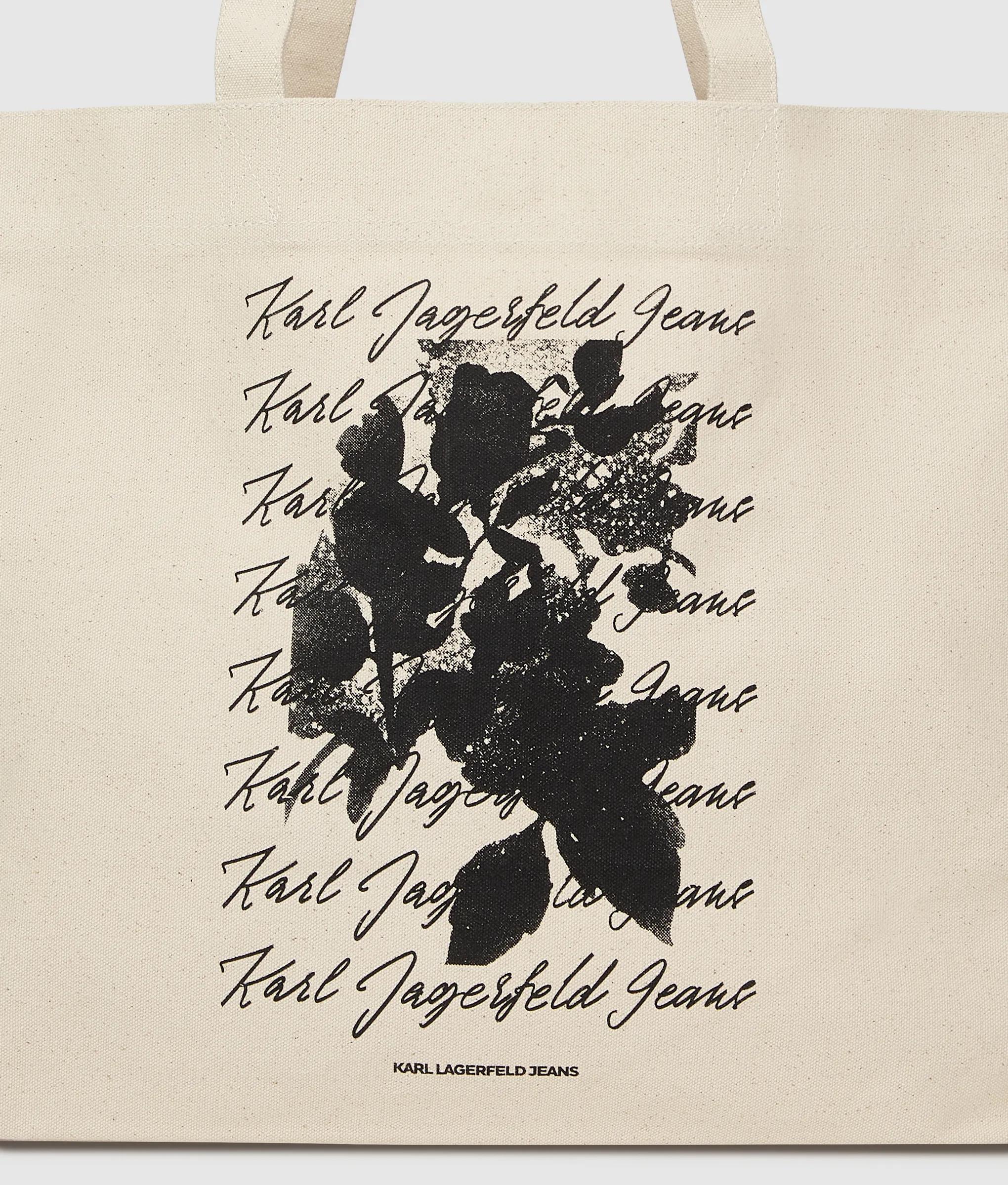 Shopper met bloemenprint