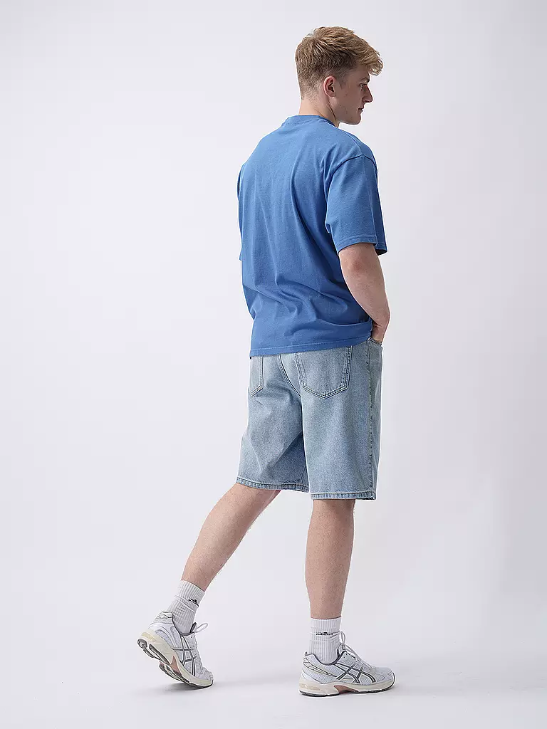 PEGADOR Jeansshorts MOORES hellblau