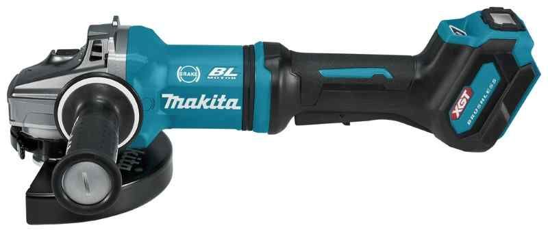 Makita GA037GZ04 40V Max Haakse slijper 180 mm zonder accu's en lader met veiligheidsschakelaar