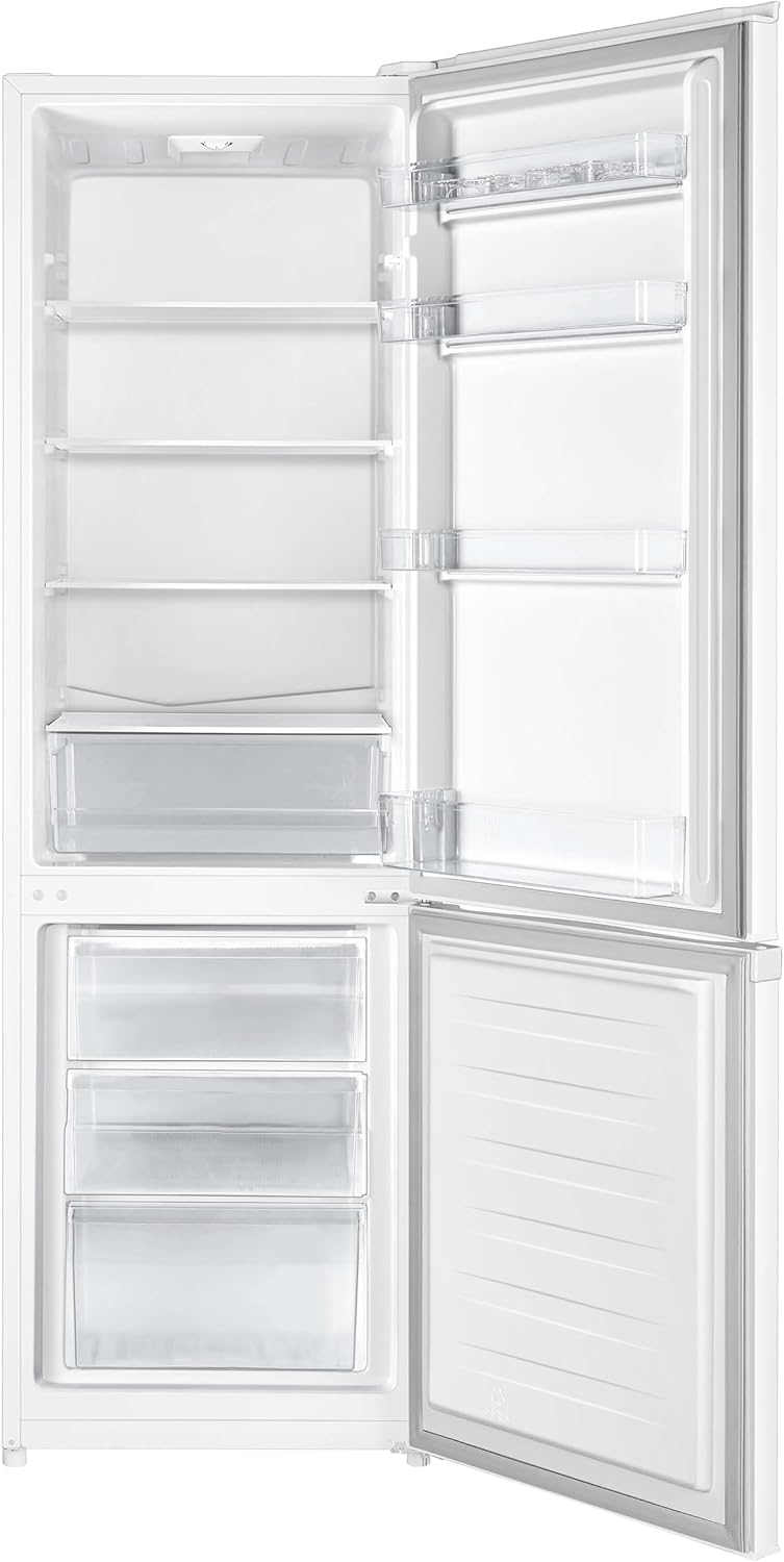 Gorenje RK 4182 PW4 Kühl-Gefrierkombination, 269 Liter Gesamtkapazität, 198 Liter Kühlteil, 71 Liter Gefrierteil, LED-Beleuchtung, Gemüsefach, Türanschlag wechselbar, weiß