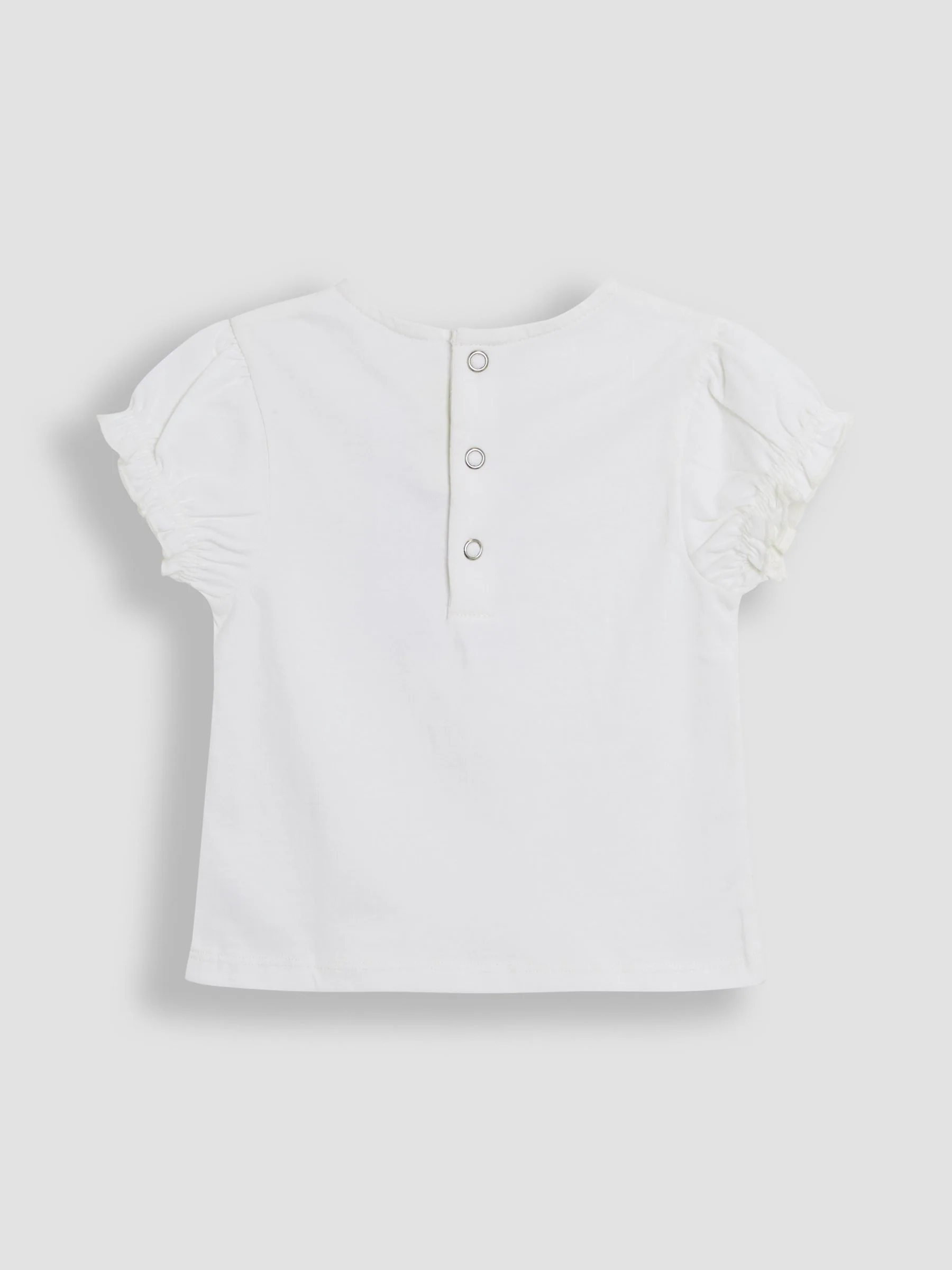 JoJo Maman Bébé 2-Piece Seersucker Stripe Dungarees & T-Shirt Set