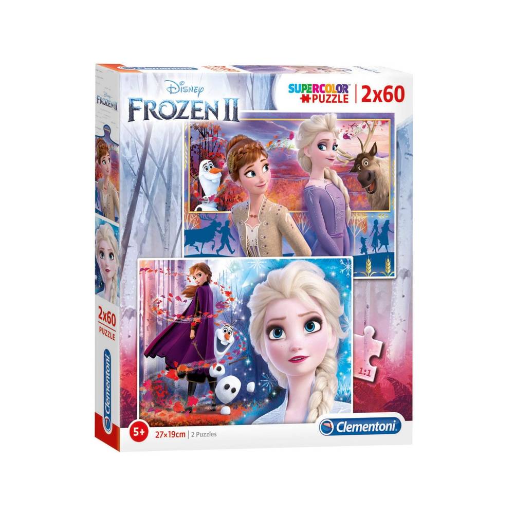 Clementoni Disney Frozen 2 puzzelset - 2 x 60 stukjes