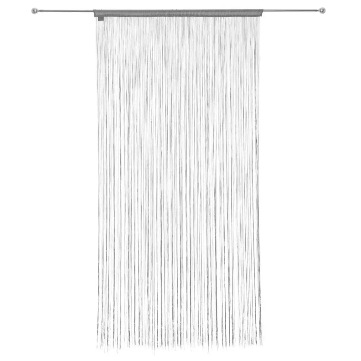 Rideau de fil (90 x H200 cm) Uni Gris