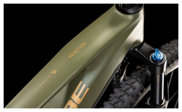 VTT Électrique Semi-Rigide Cube Reaction Hybrid Pro 800 Shimano Deore/Deore XT 12V 800 Wh 29'' Vert Dusty Olive 2025