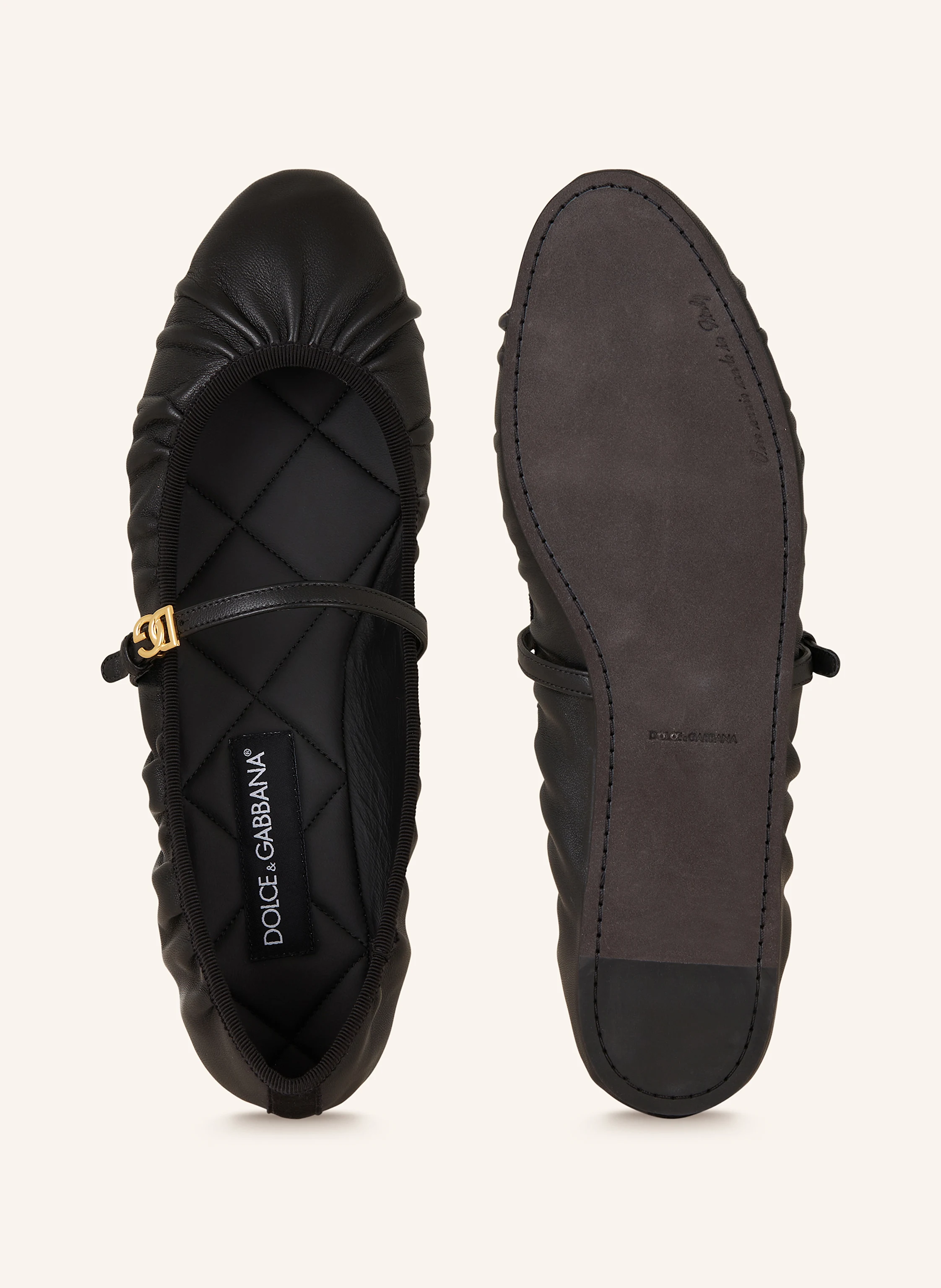 DOLCE & GABBANA Mary-Jane-Ballerinas