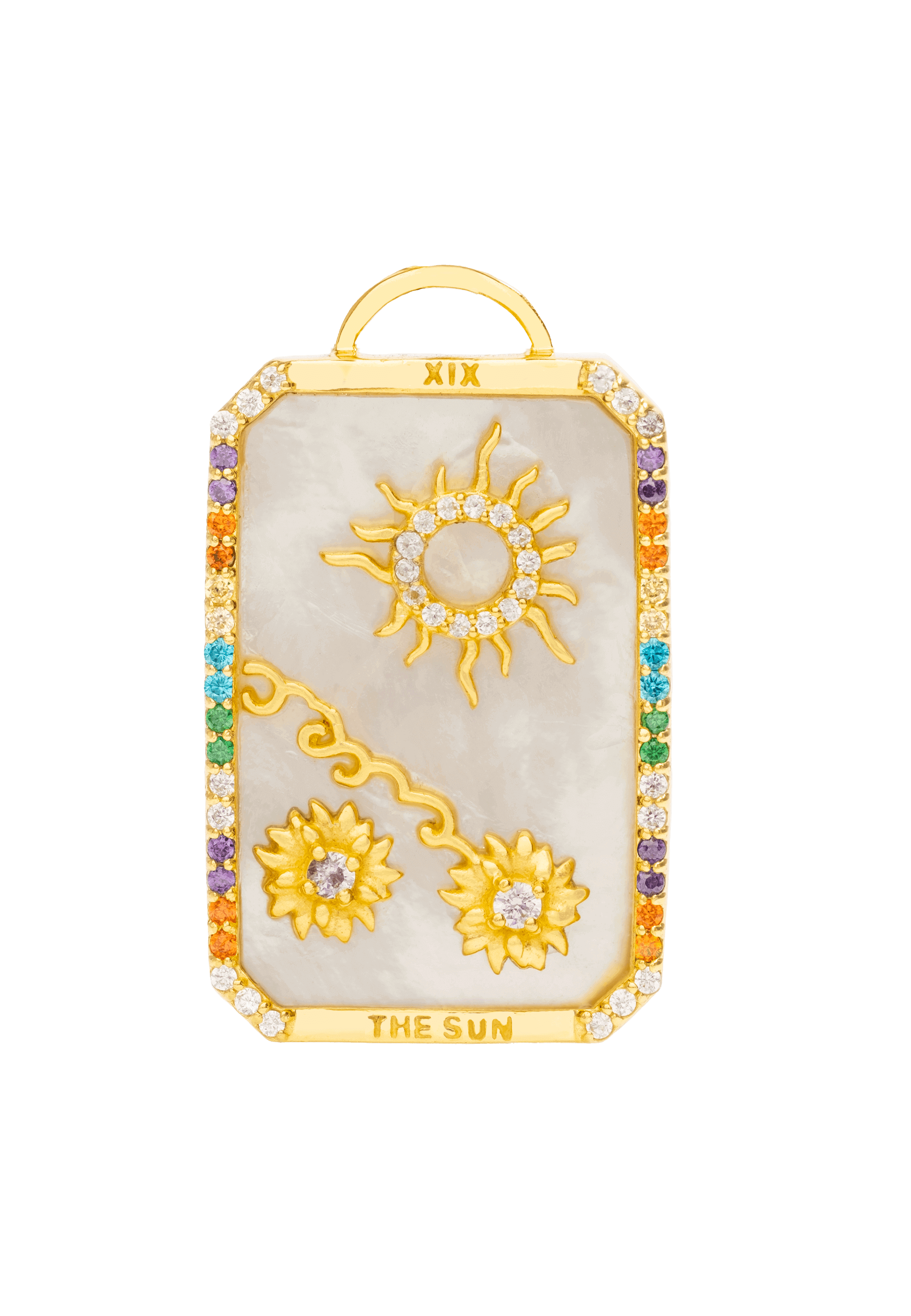 THE EMPRESS - Collier carte de tarot | Doré