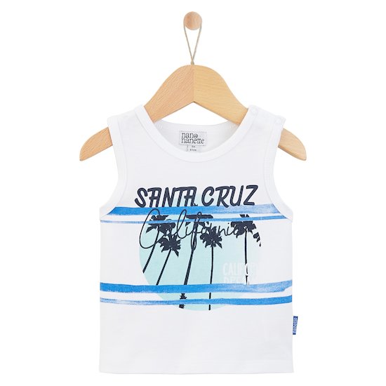 Débardeur Santa Cruz   Blanc coco        de               Nano & nanette