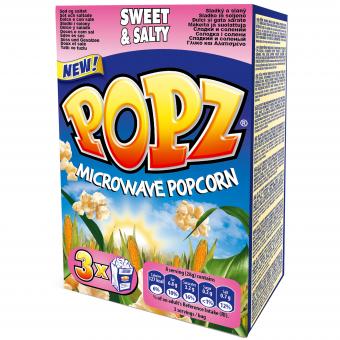 POPZ Mikrowellen-Popcorn Sweet & Salty 3er MHD:30.10.26