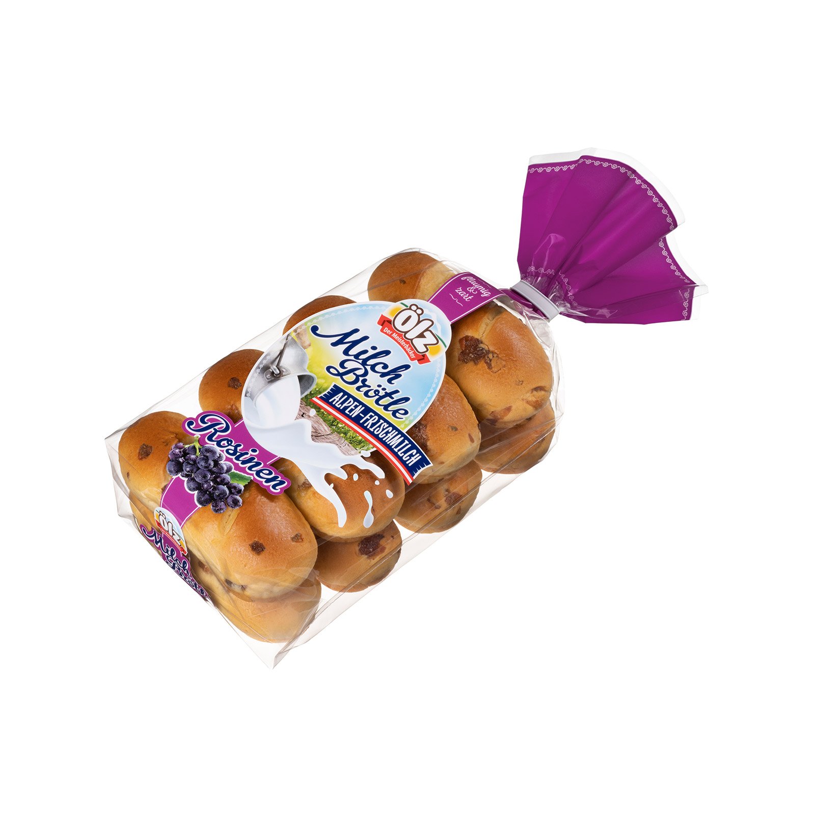 Ölz Milch Brötle mit Rosinen