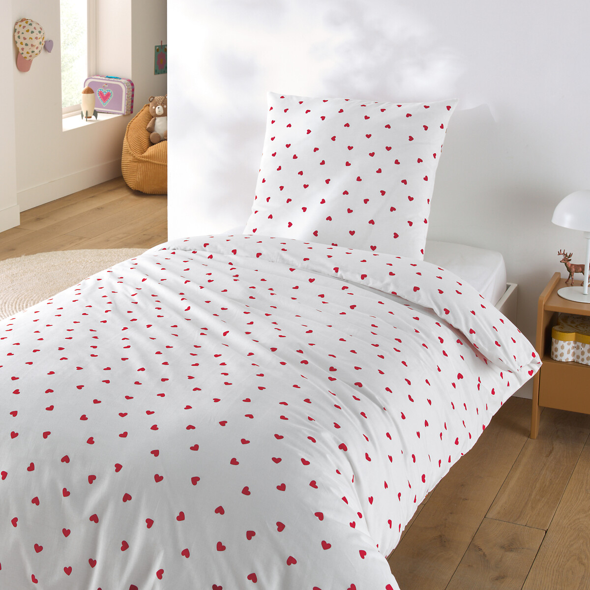 LA REDOUTE INTERIEURS<br>Conjunto de cama infantil em 50% algodão reciclado, Scacco