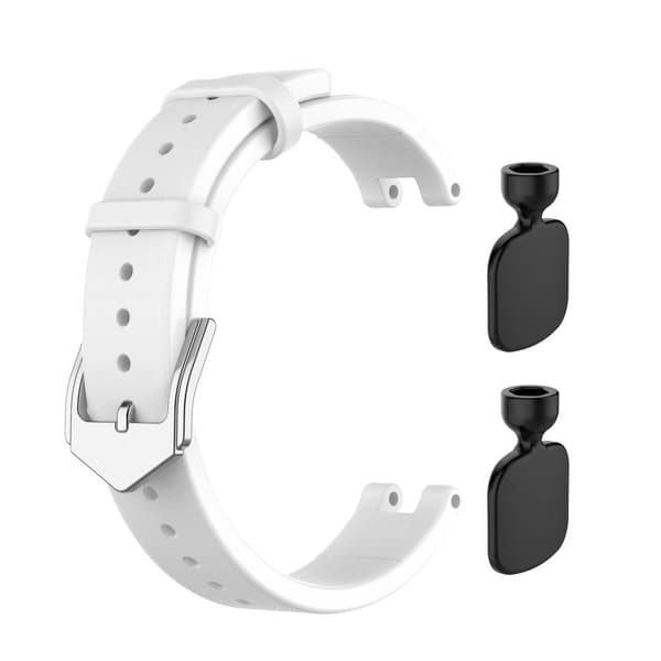 INF Reim i ekte skinn til Garmin Lily, hvit