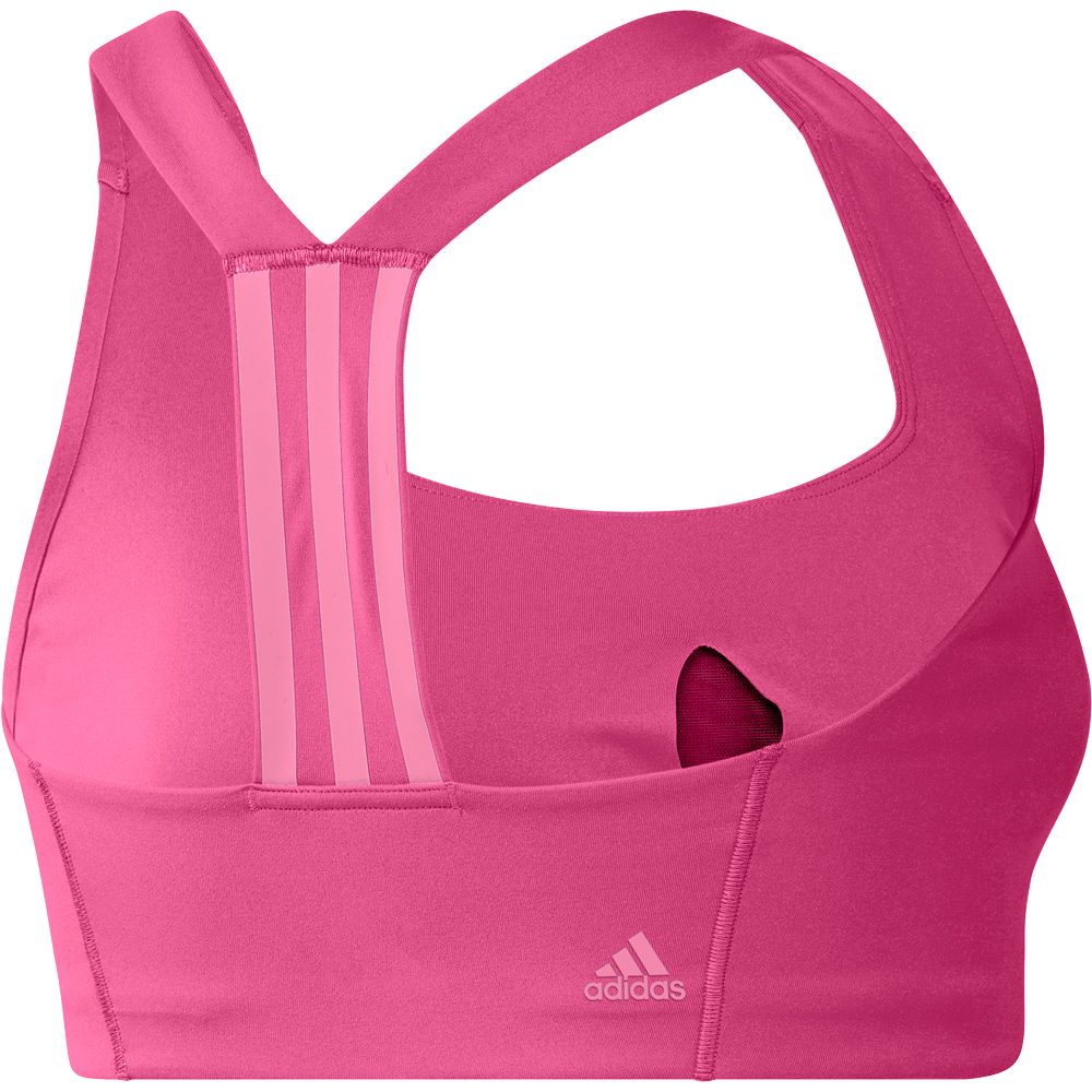 adidas Powerimpact Training Medium-Support Sport BH Damen pulse magenta